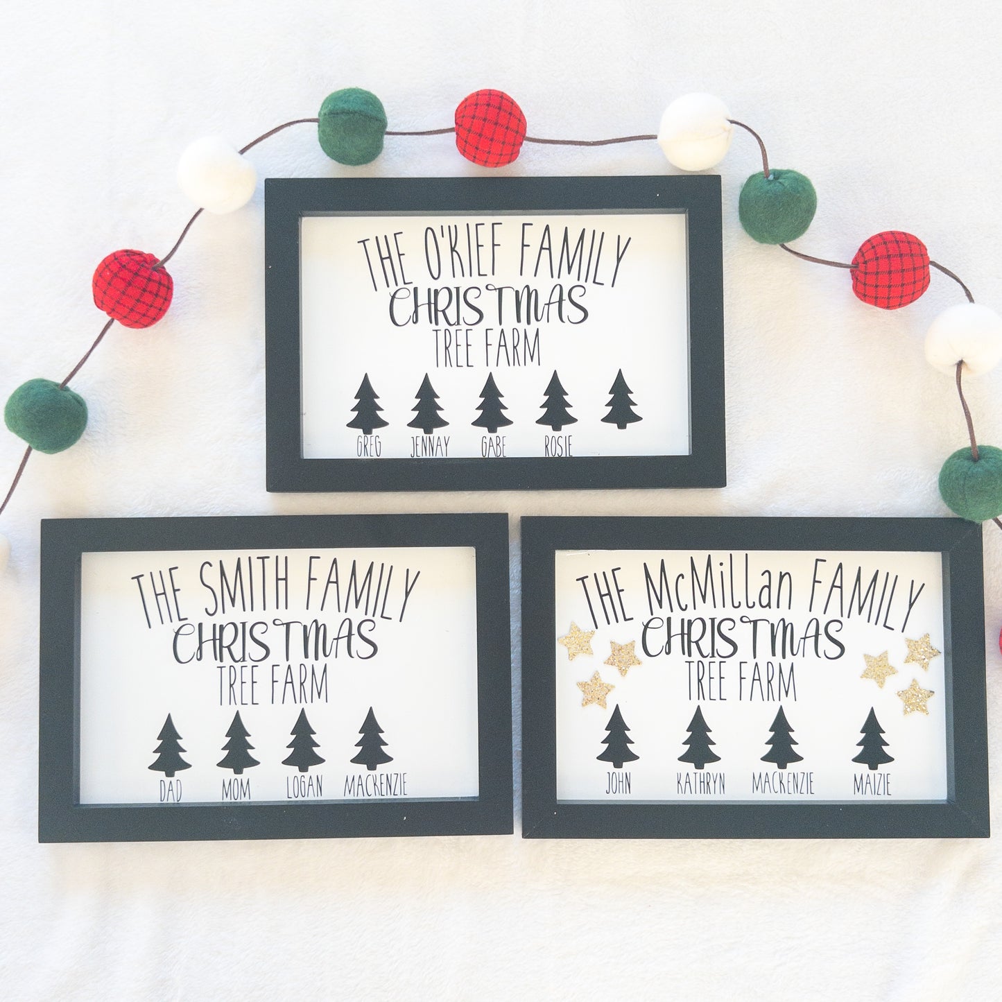 Christmas Family Tree Farm Wood Sign