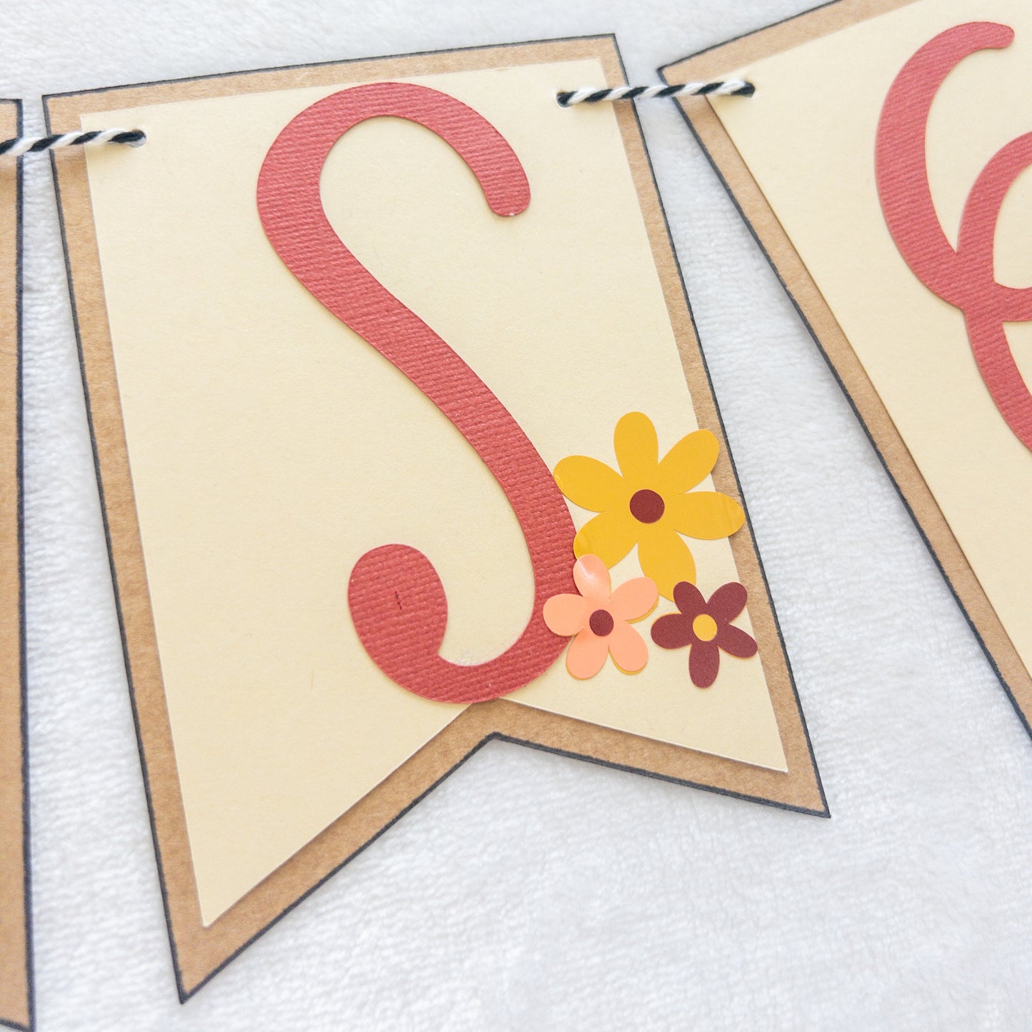 Falling in Love Fall Theme Baby Shower Banner