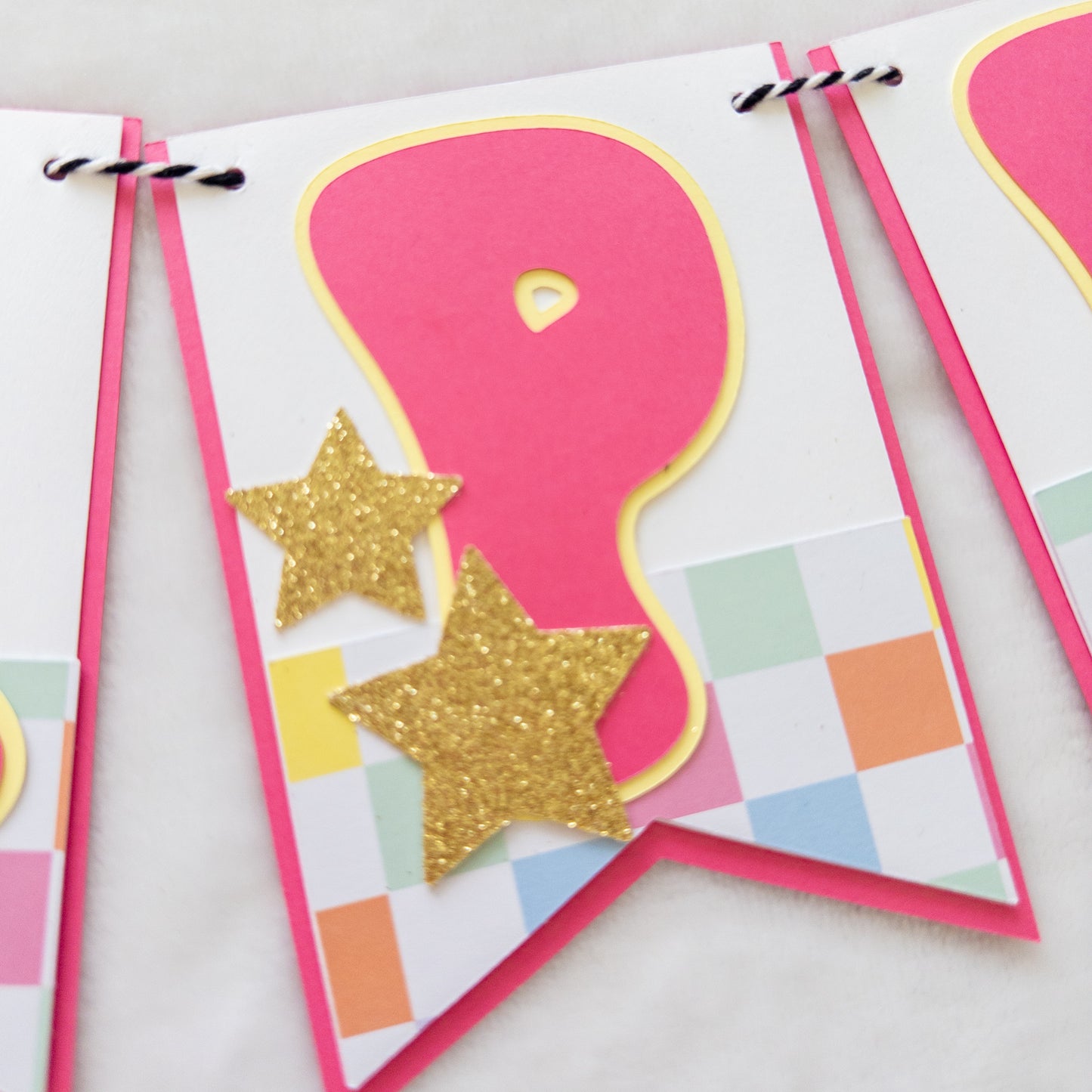 One Happy Baby First Birthday Banner – Retro-Inspired Party Decor