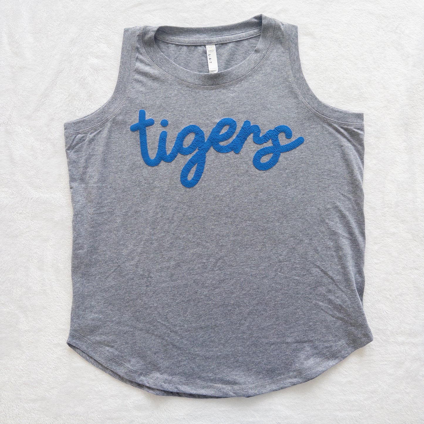 Custom Puff Vinyl Relaxed Tank Top