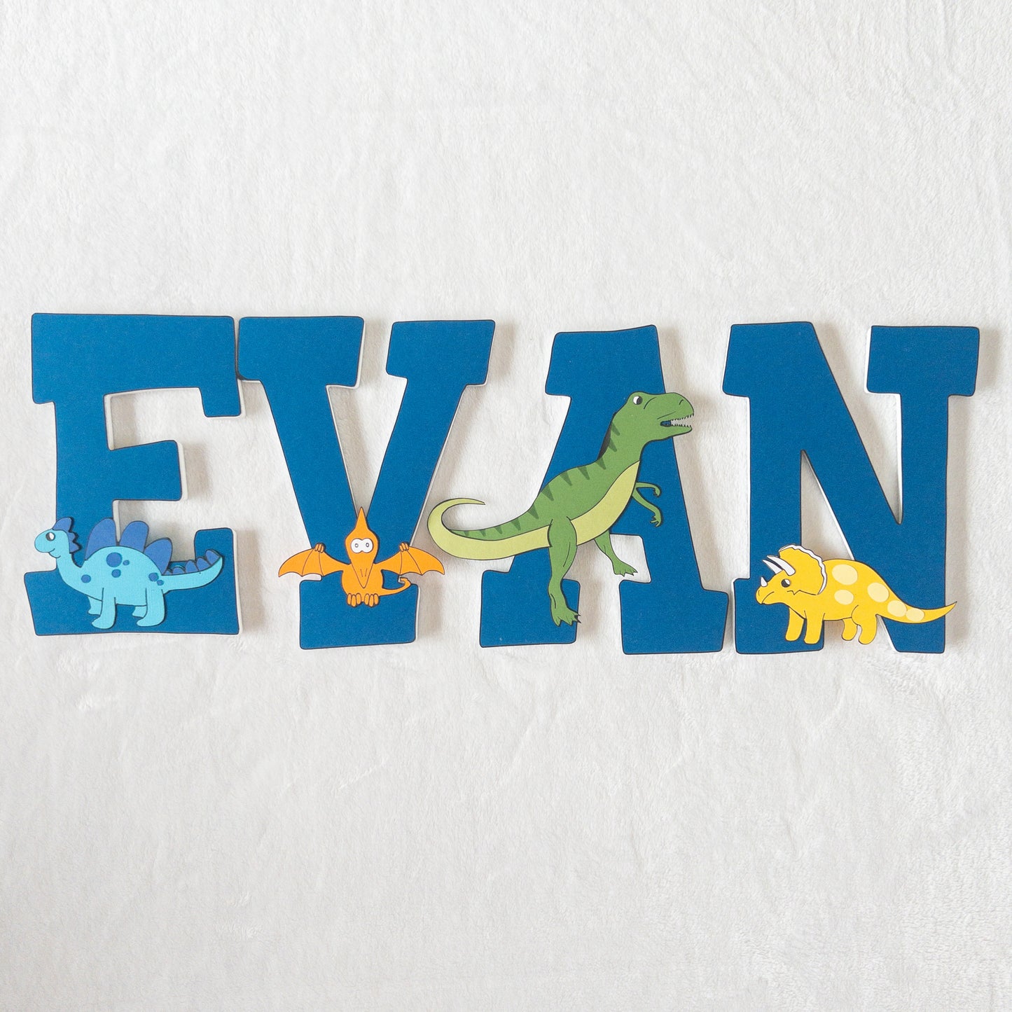 Dinosaur Custom Wood Letters