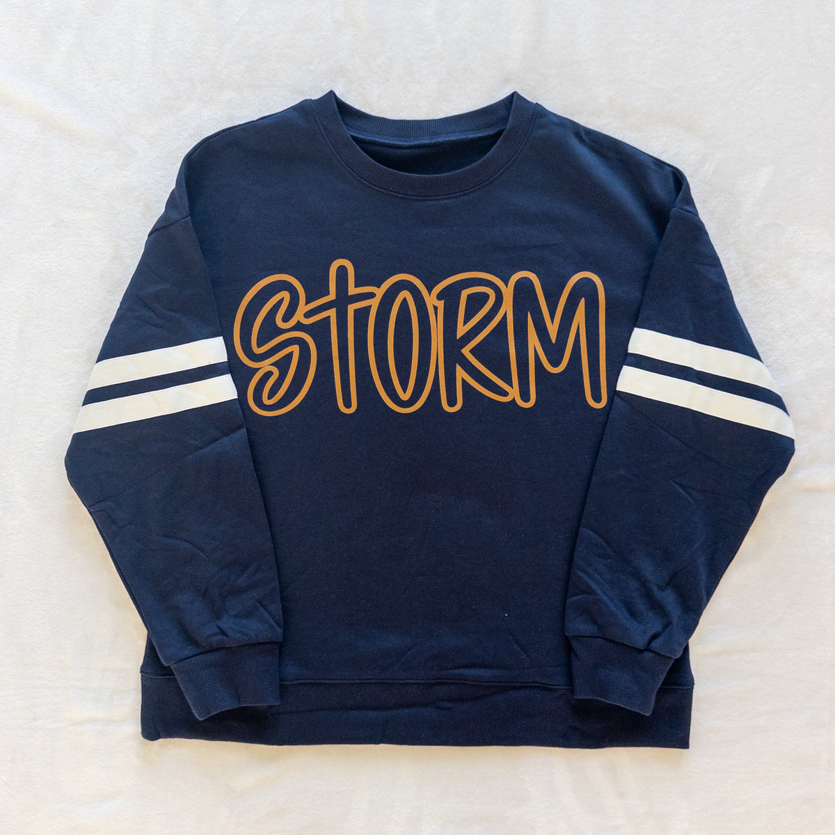 Storm Stripe Crewneck Sweatshirt