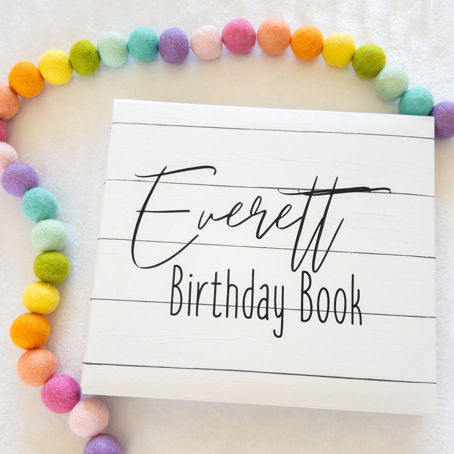 Birthday Interview Keepsake Memory Book