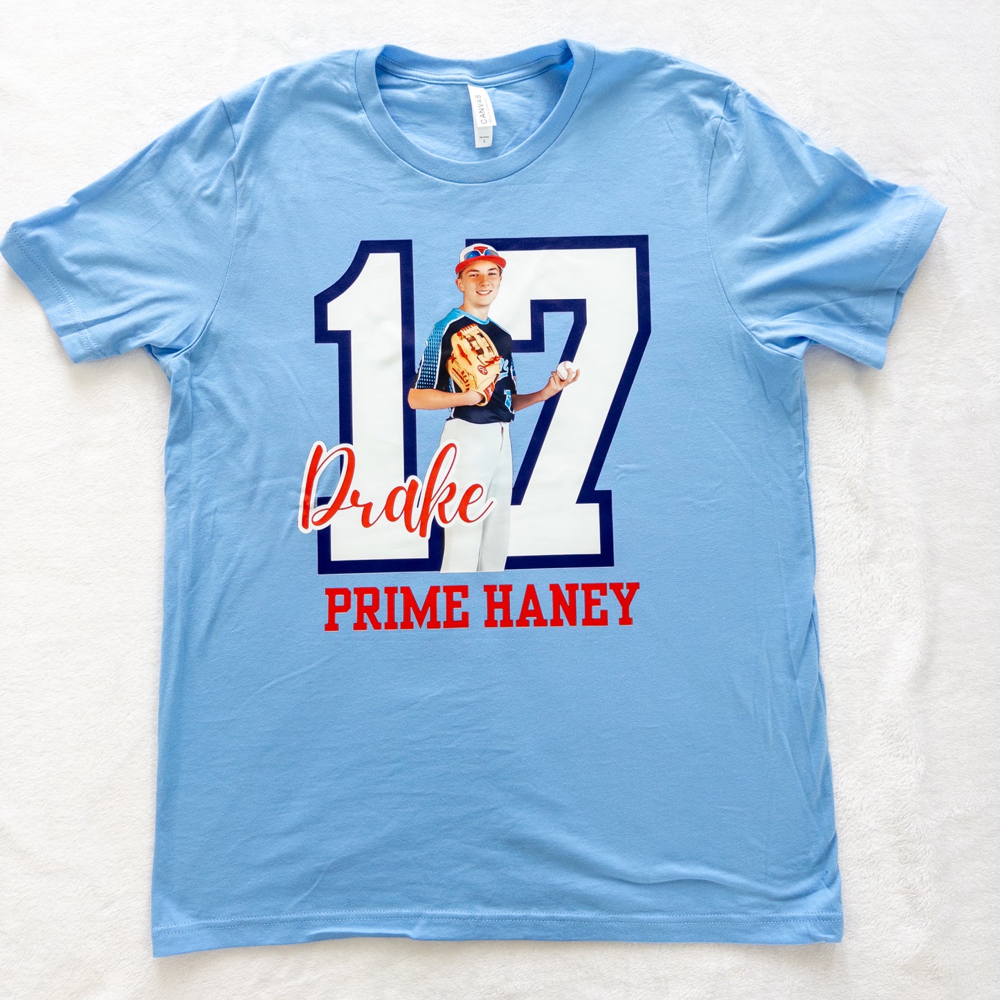 Custom Photo Baseball Team Shirt