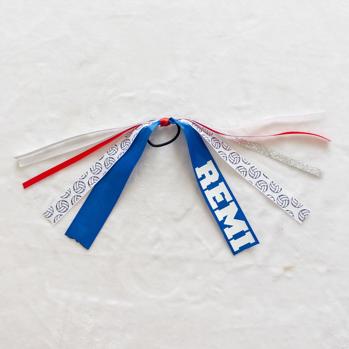 Custom Sports Ponytail Ribbon Streamer