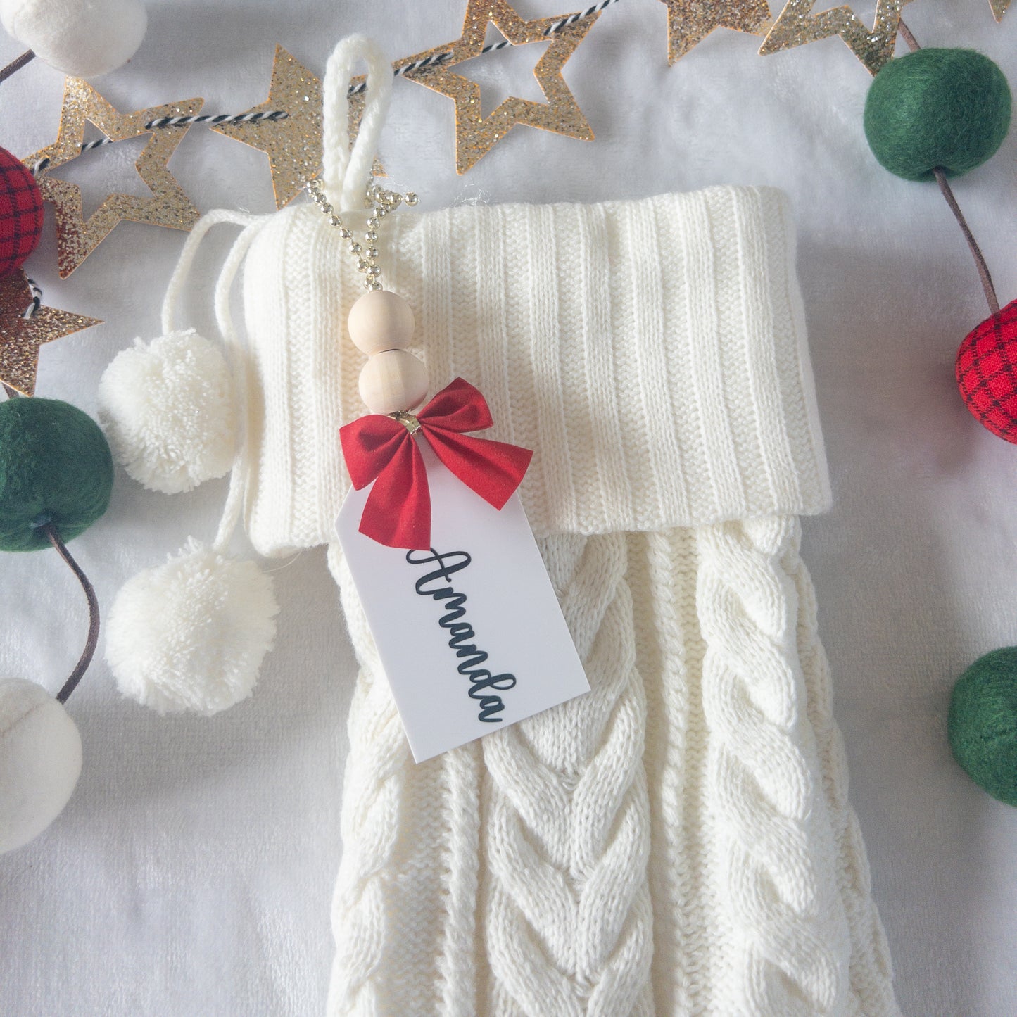 Personalized Christmas Stocking Tags