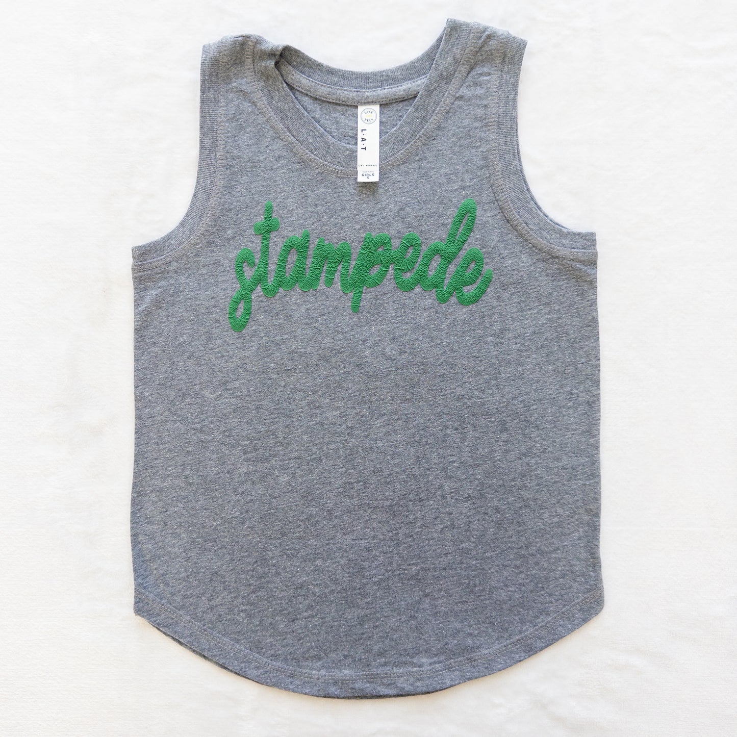 Youth Custom Puff Vinyl Relaxed Tank Top