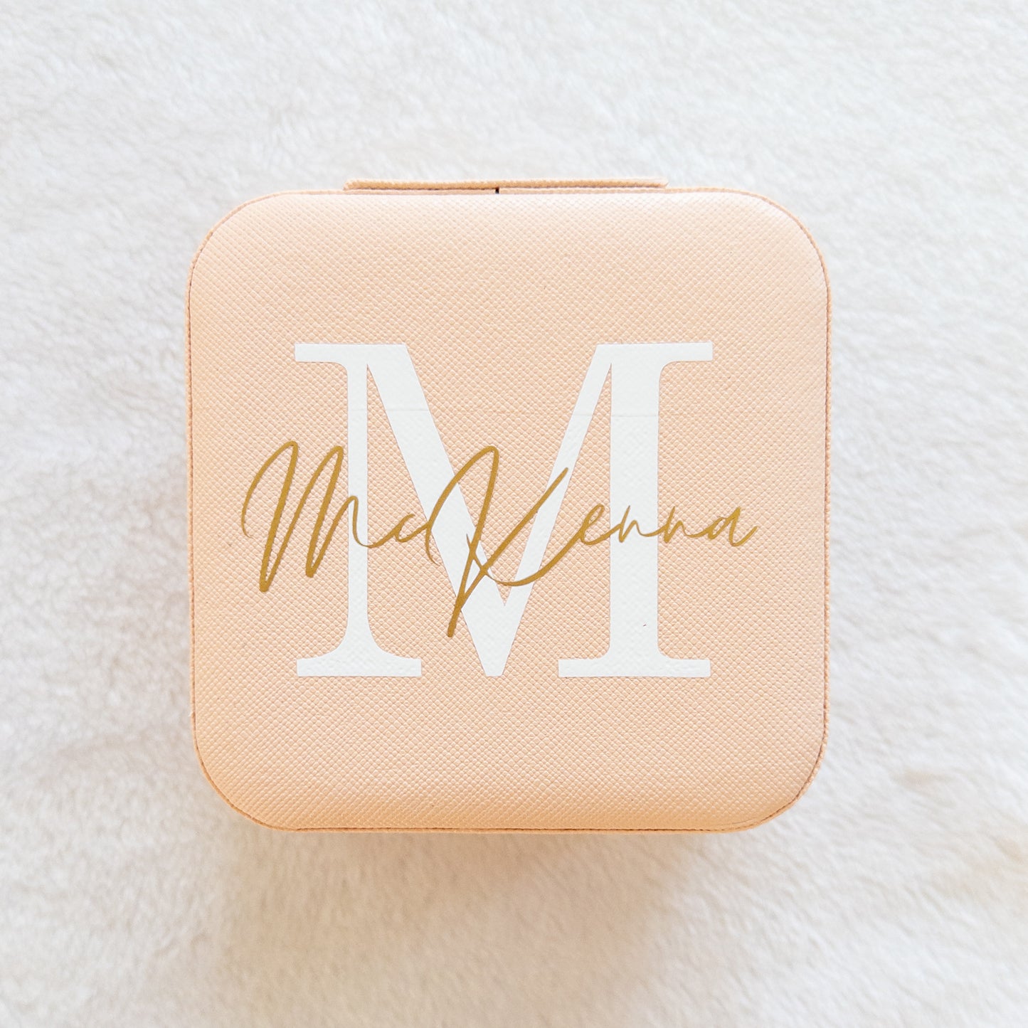 Personalized Travel Jewelry Case
