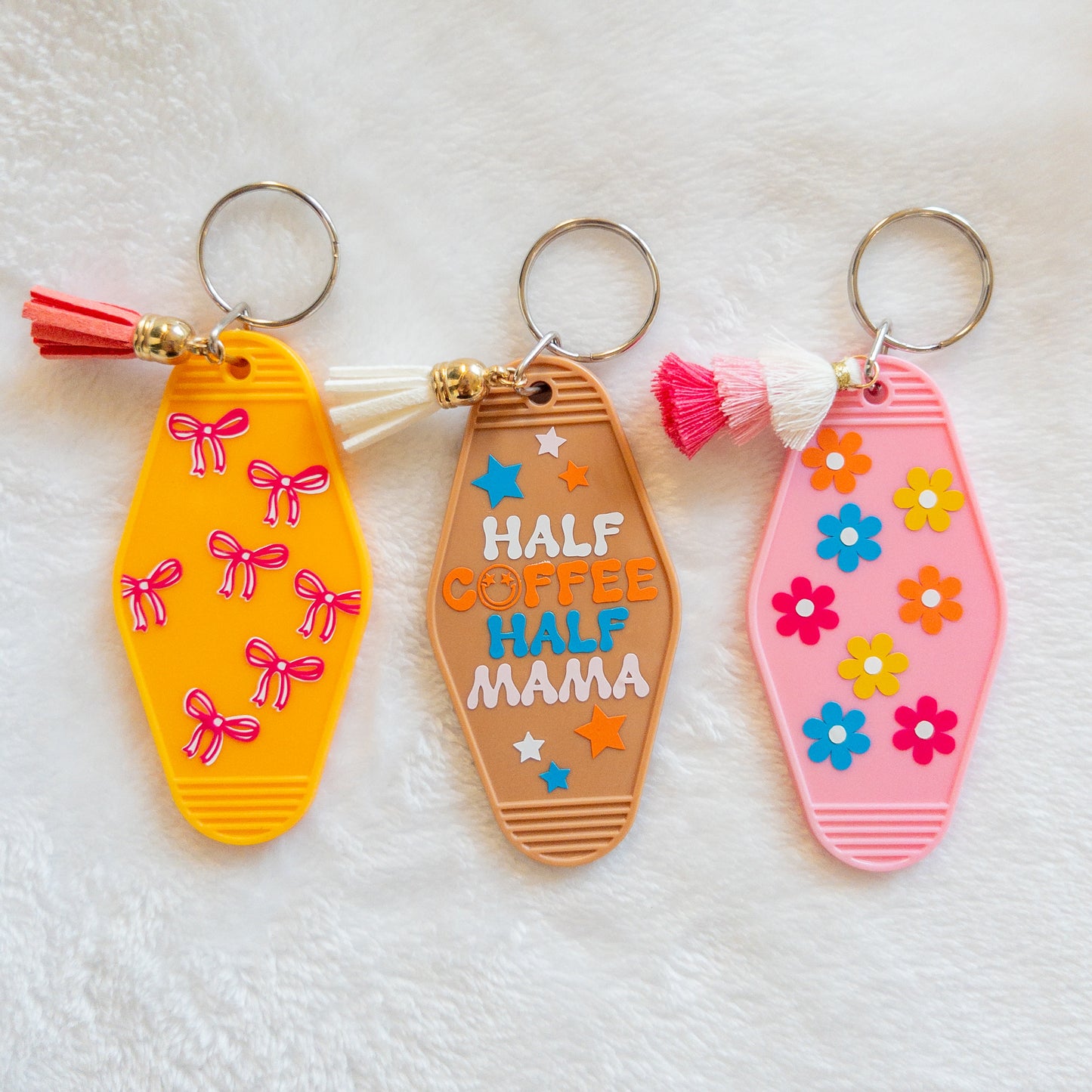 Keychains for Backpacks, Lunch Bags, Teacher Bags, Sports Bags, Car Keys