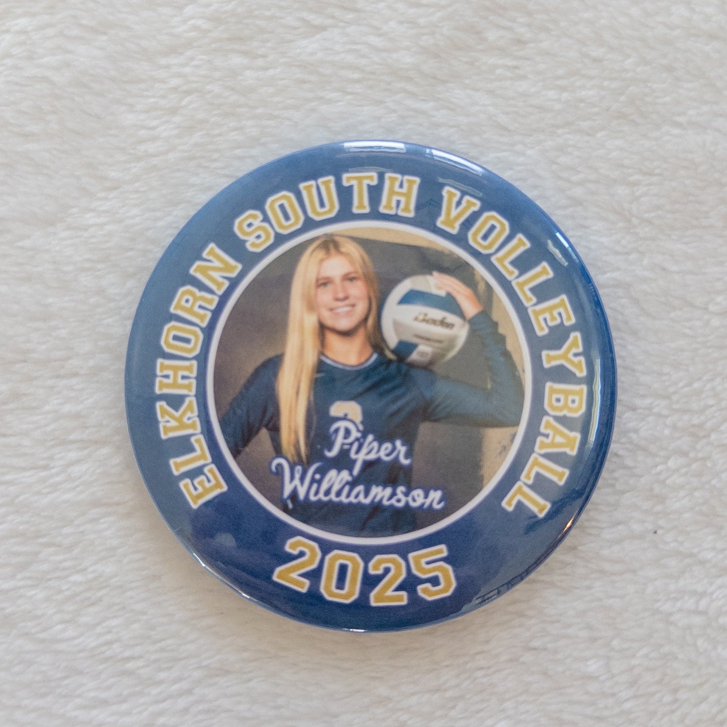 Custom 3" Personalized Statement Pin – Backpack, Jacket, Purse Accessory