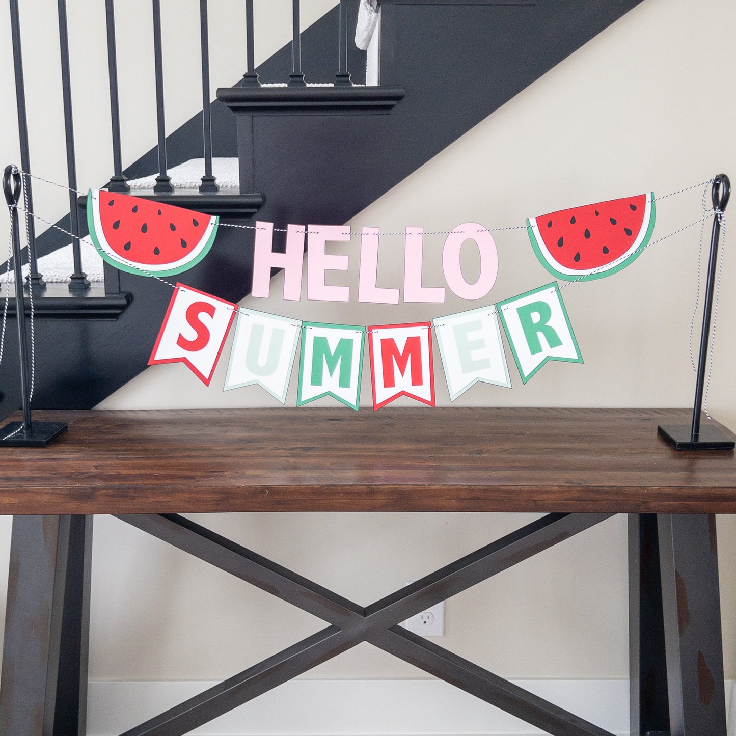 Hello Summer Paper Banner