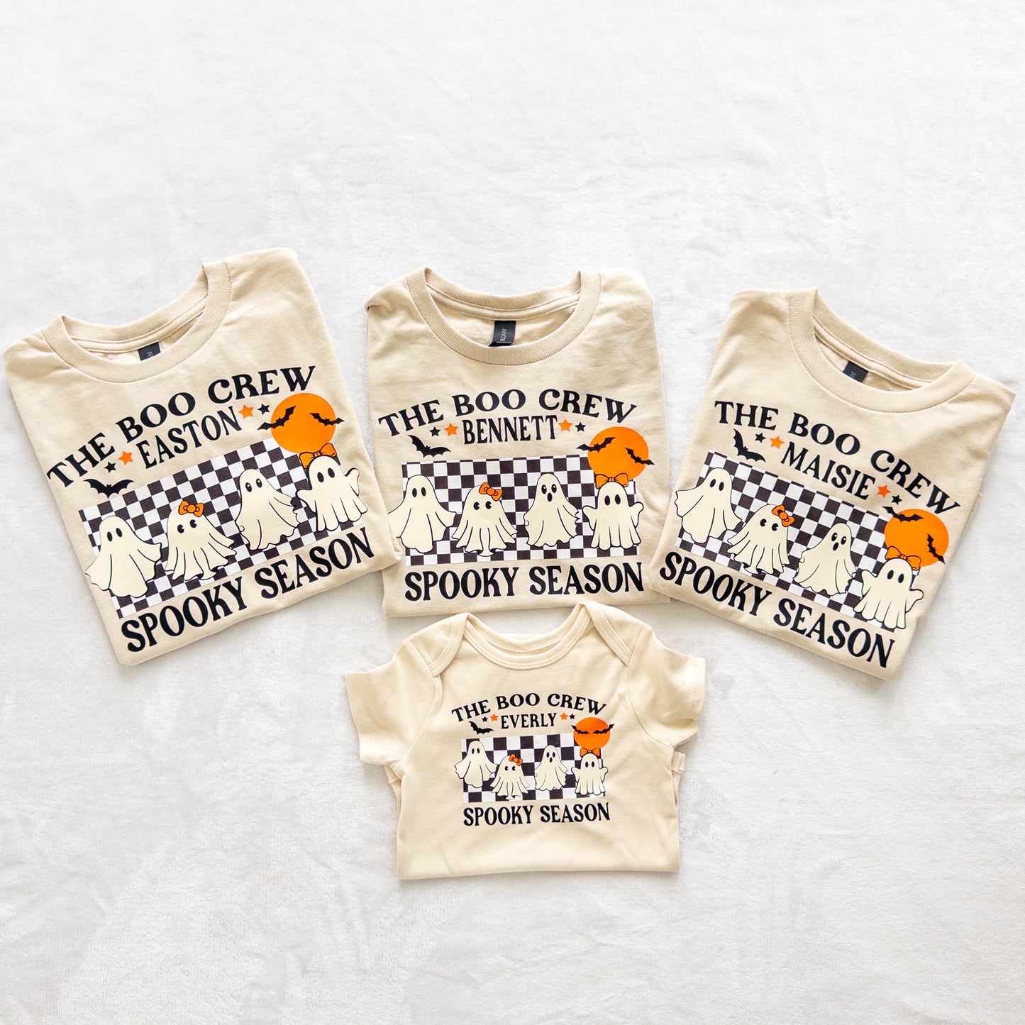 The Boo Crew Spooky Season Kids Halloween Shirt