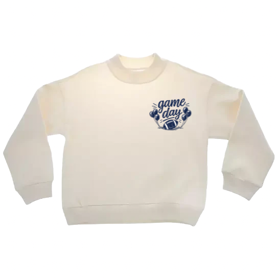 Mock Neck Game Day Sweatshirt