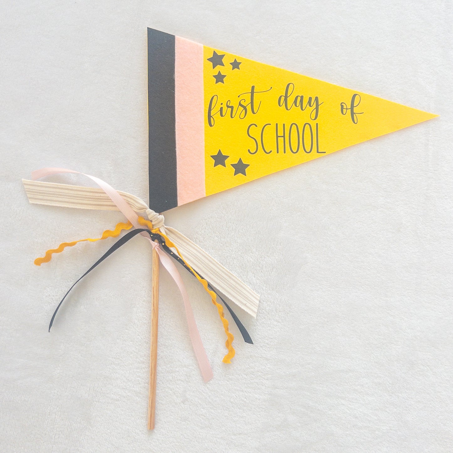 First Day and Last Day of School Pennant Flags Set