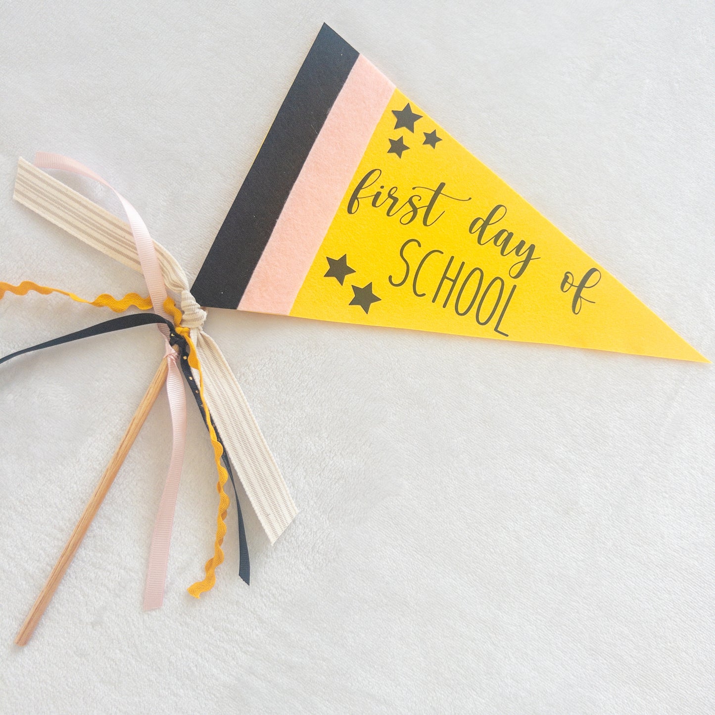 First Day and Last Day of School Pennant Flags Set