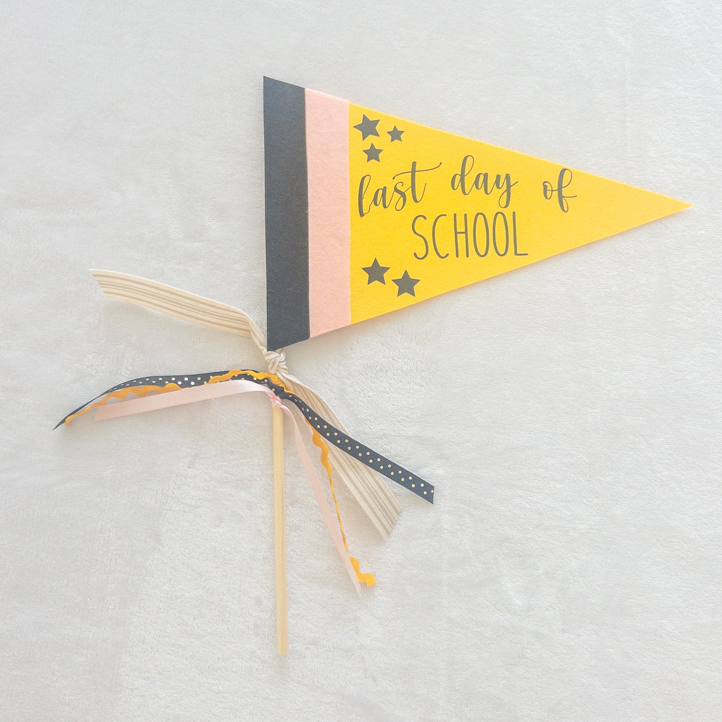 First Day and Last Day of School Pennant Flags Set