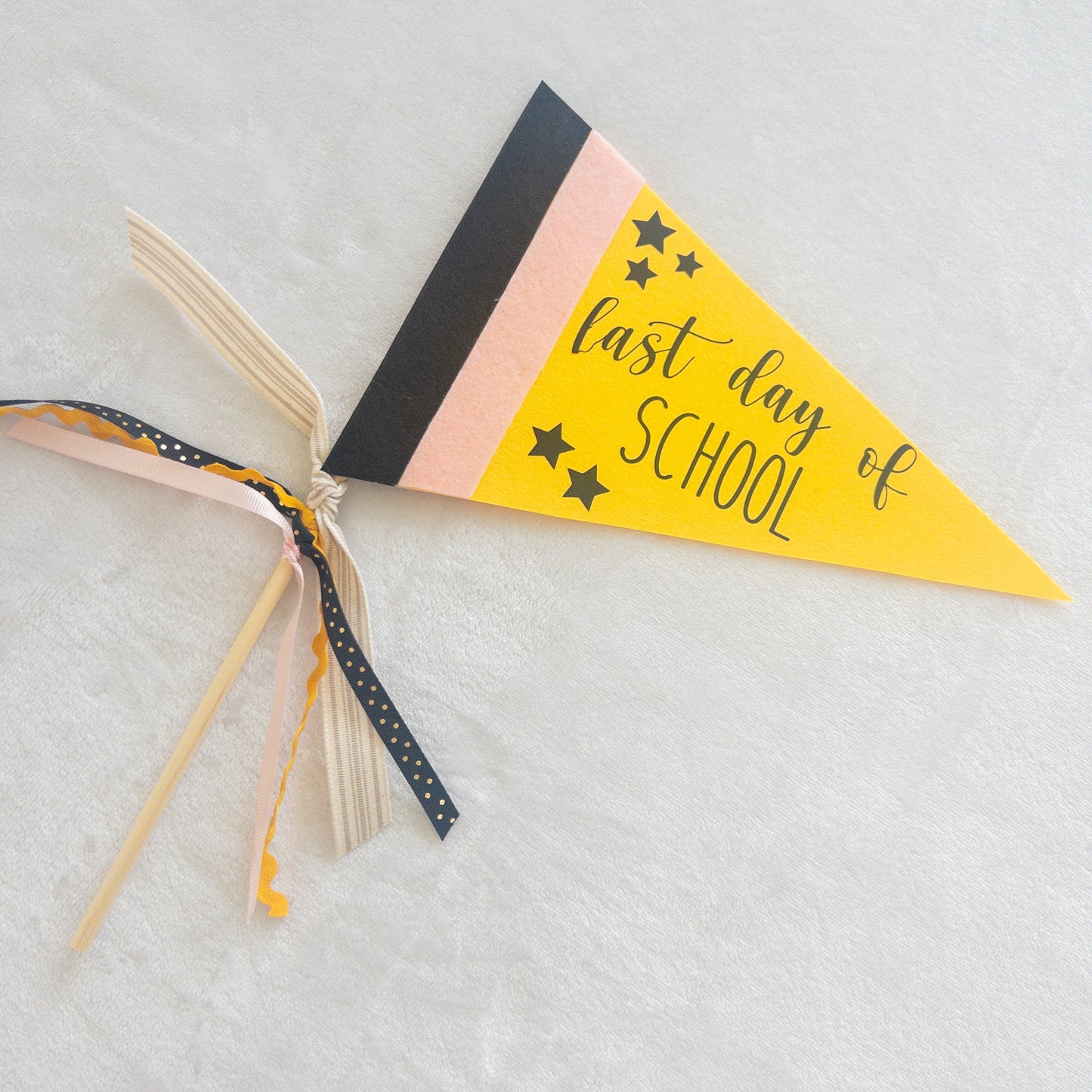 First Day and Last Day of School Pennant Flags Set