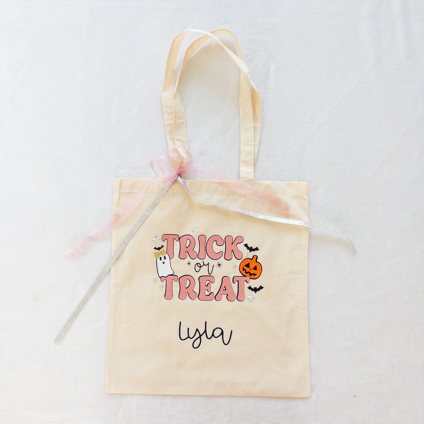 Personalized Trick or Treat Bag - Custom Halloween Bag for Kids