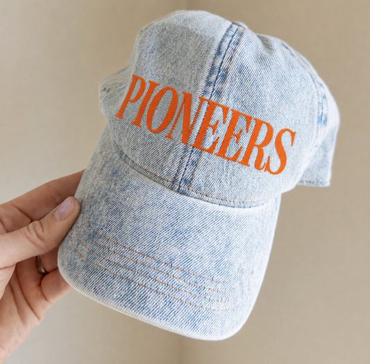 Fort Calhoun Pioneers Denim Hat