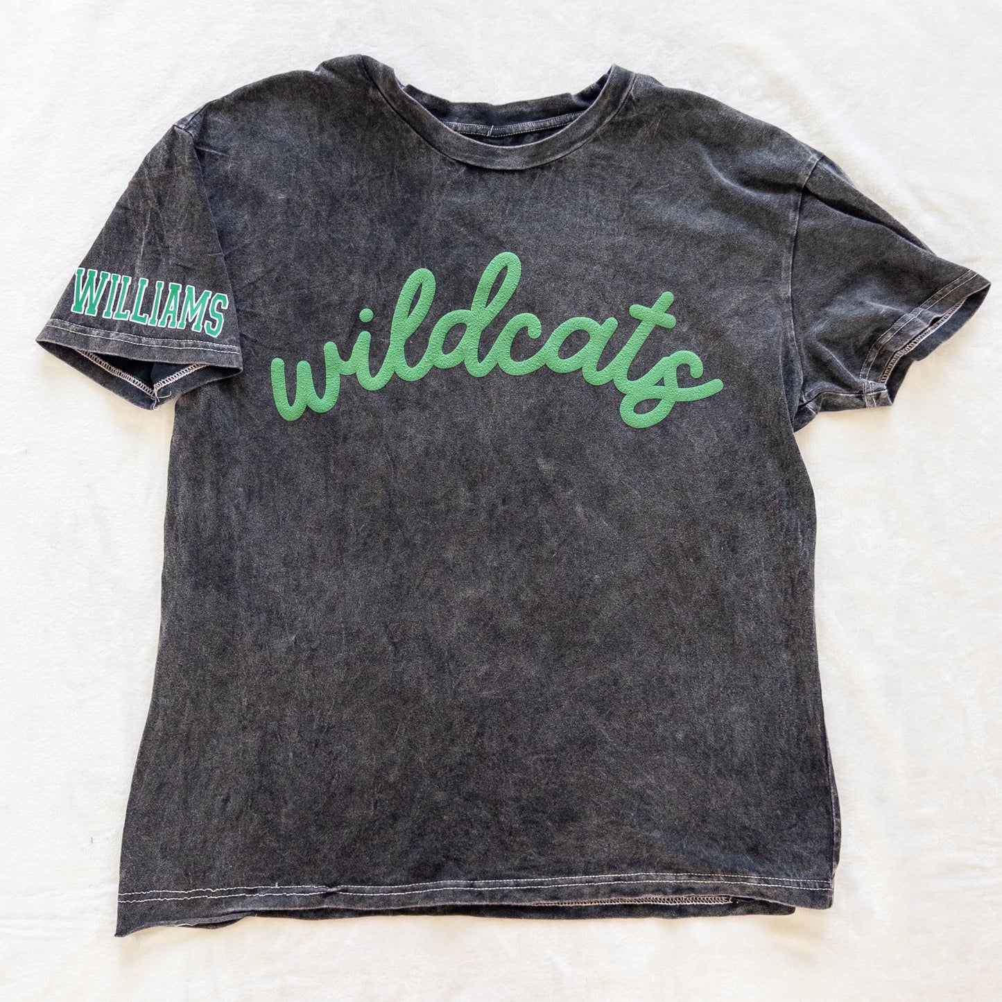Vintage Washed Wildcats Puff Vinyl Tee