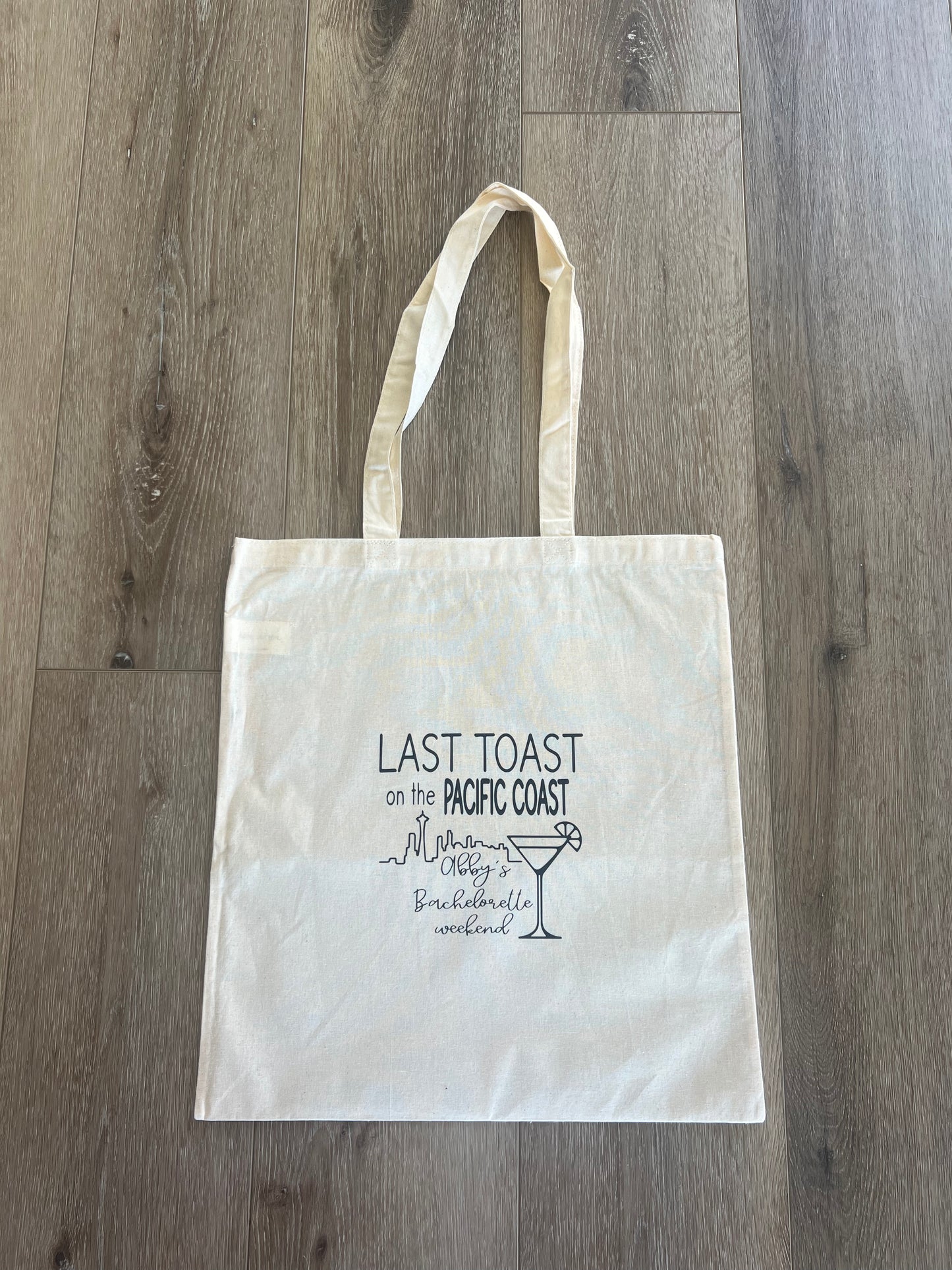 Personalized Canvas Bachelorette Weekend Bag