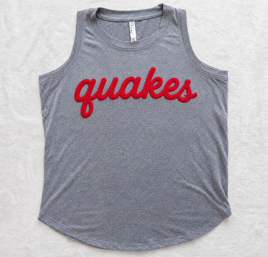 Custom Puff Vinyl Relaxed Tank Top
