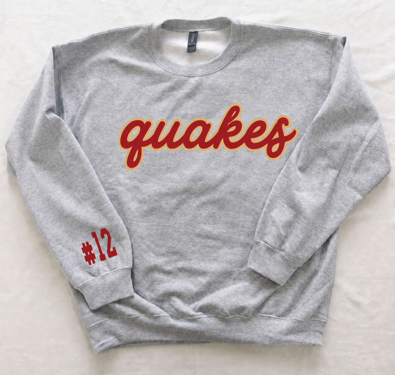 Personalized Team Sweatshirt Two Layer