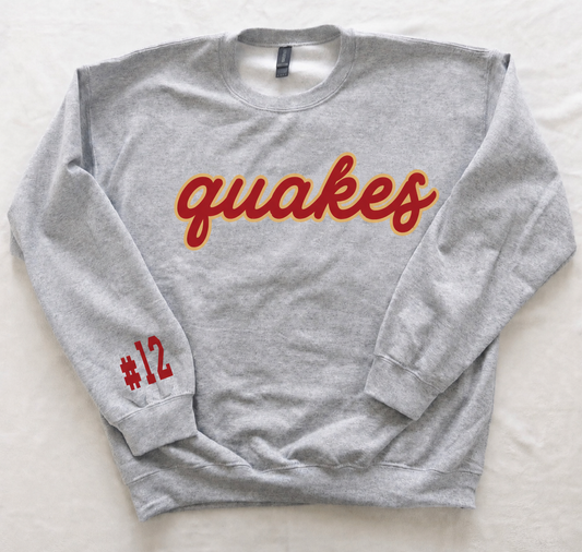 Personalized Team Sweatshirt Two Layer