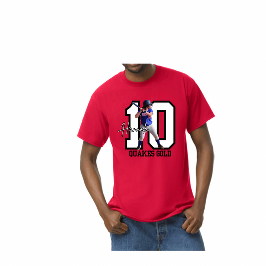 Custom Photo Softball Team Shirt