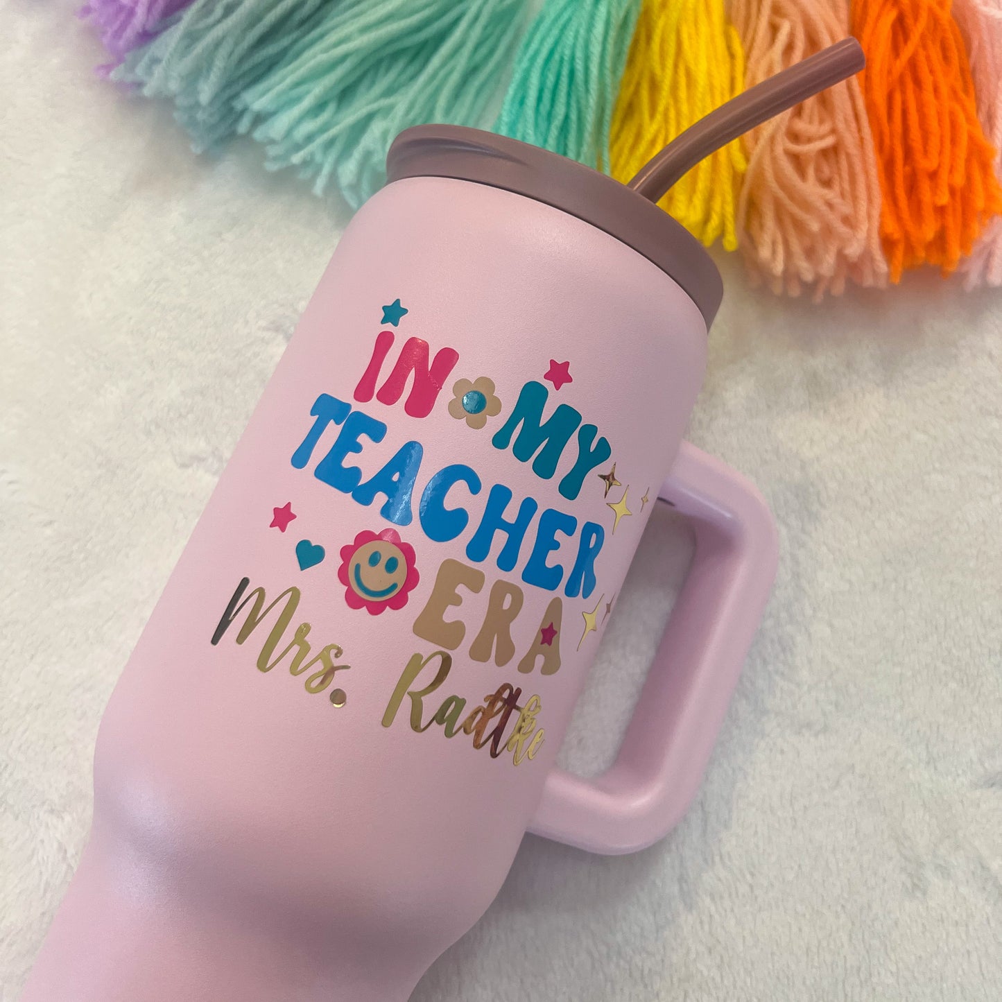 Teacher Tumbler Personalized Vinyl