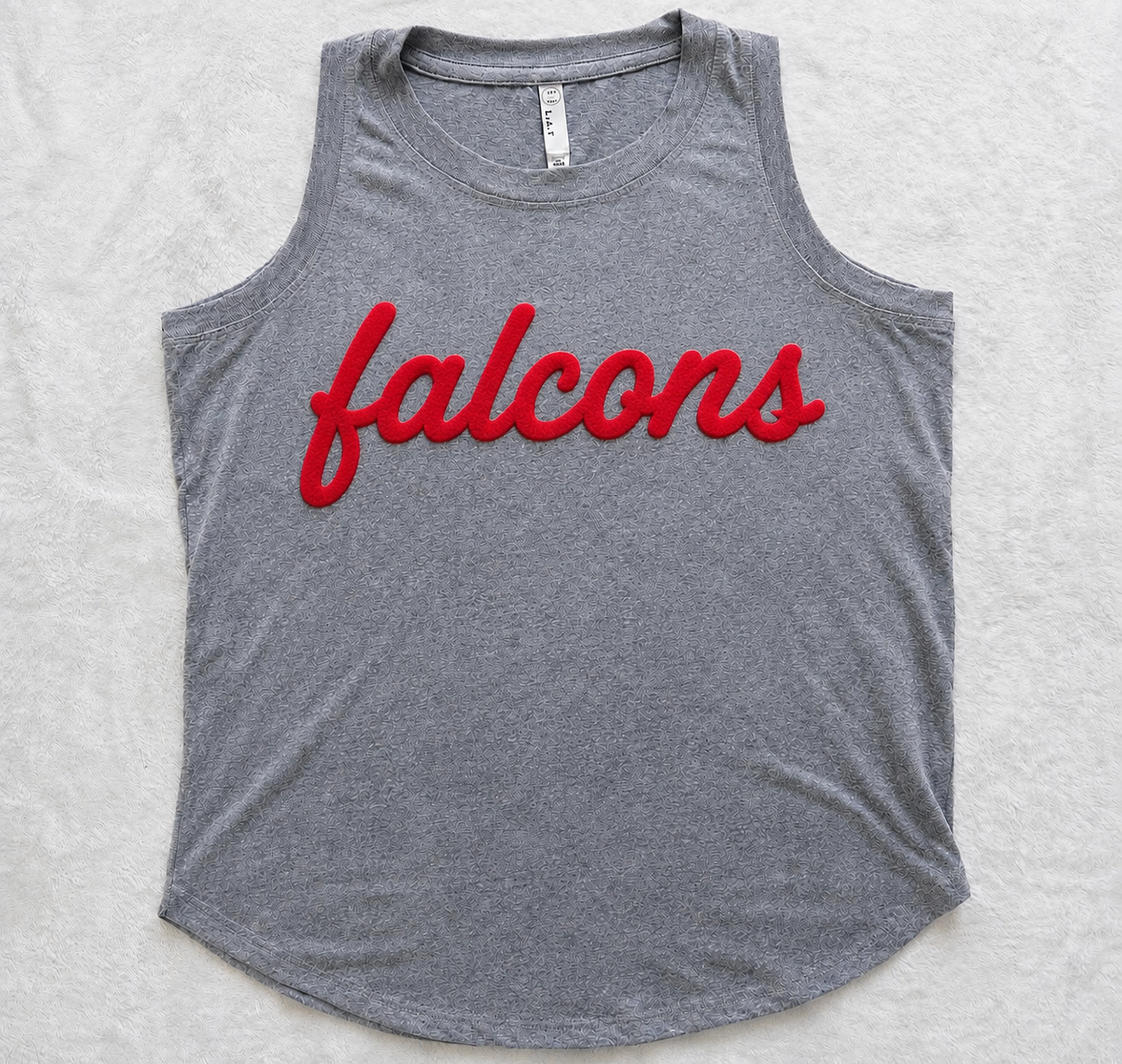 Custom Puff Vinyl Relaxed Tank Top