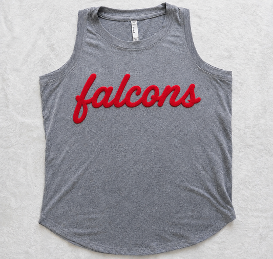 Custom Puff Vinyl Relaxed Tank Top