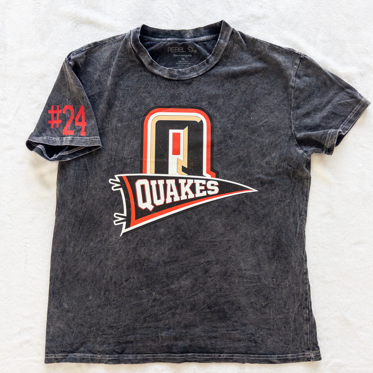 Vintage Washed Quakes Tee