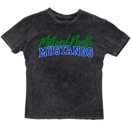 Millard North Mustangs Vintage Washed T-Shirt