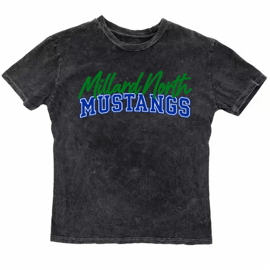 Millard North Mustangs Vintage Washed T-Shirt