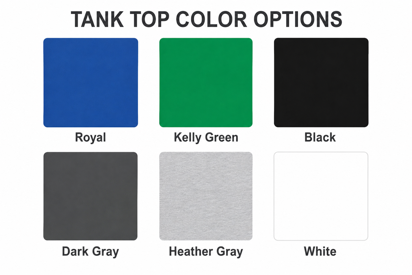 Custom Puff Vinyl Tank Top