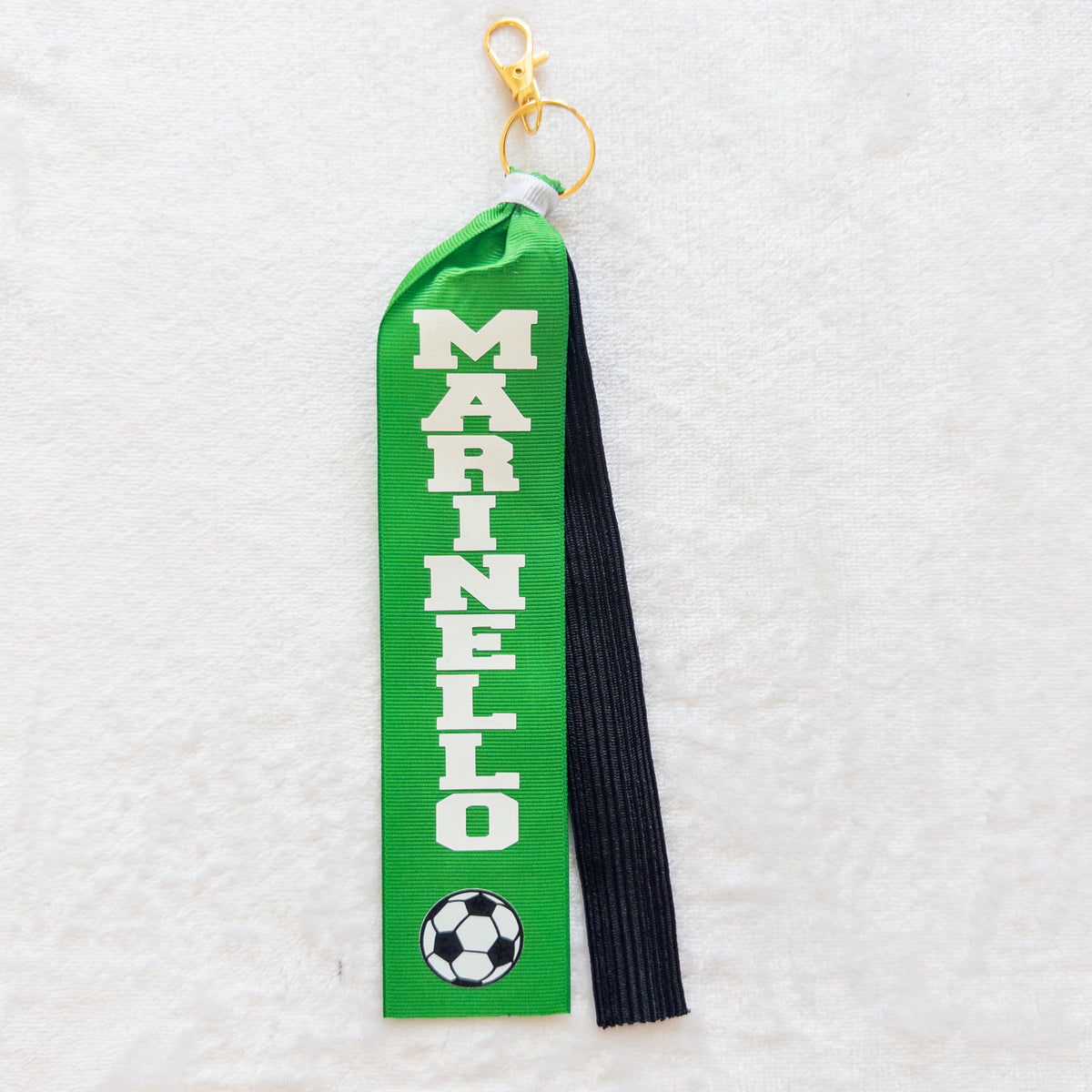Personalized Ribbon Keychain