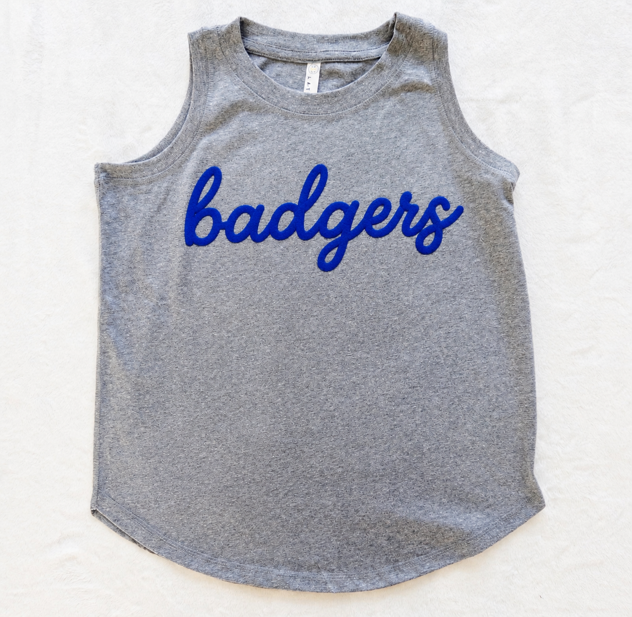 Custom Puff Vinyl Relaxed Tank Top