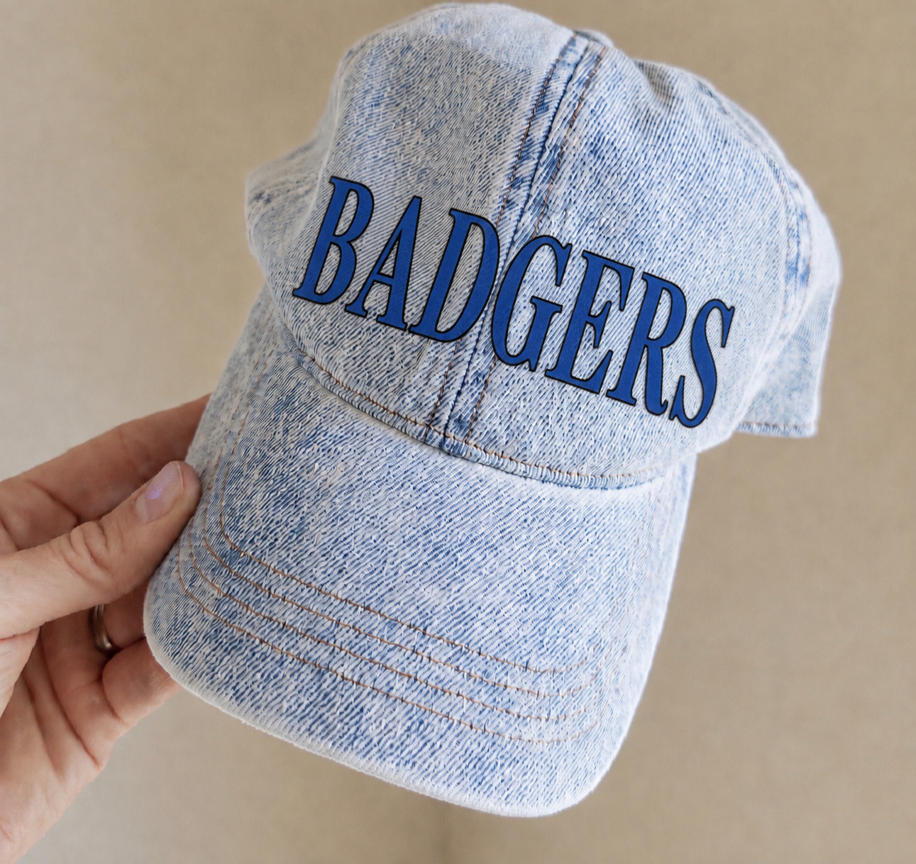 Badgers Denim Hat