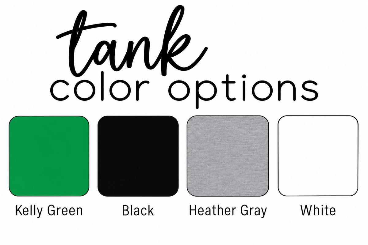 Custom Puff Vinyl Tank Top