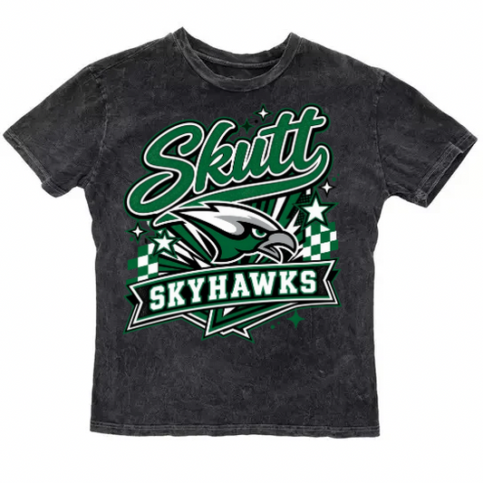 Vintage Washed Skyhawks Tee