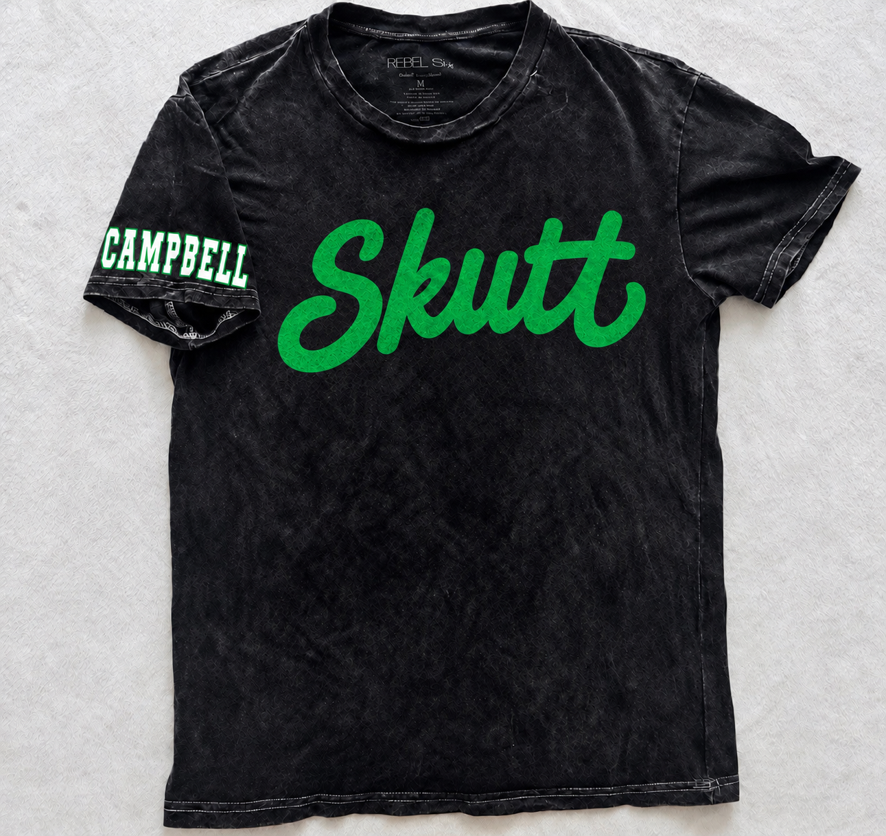 Vintage Washed Skutt Puff Vinyl Tee