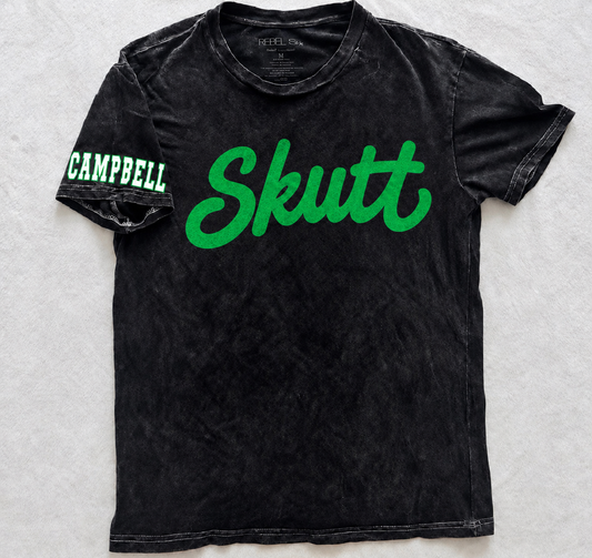 Vintage Washed Skutt Puff Vinyl Tee