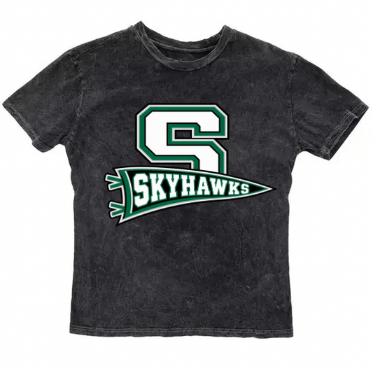 Vintage Washed Skyhawks Tee