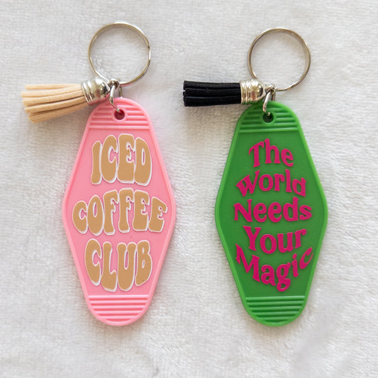 Keychains for Backpacks, Lunch Bags, Teacher Bags, Sports Bags, Car Keys