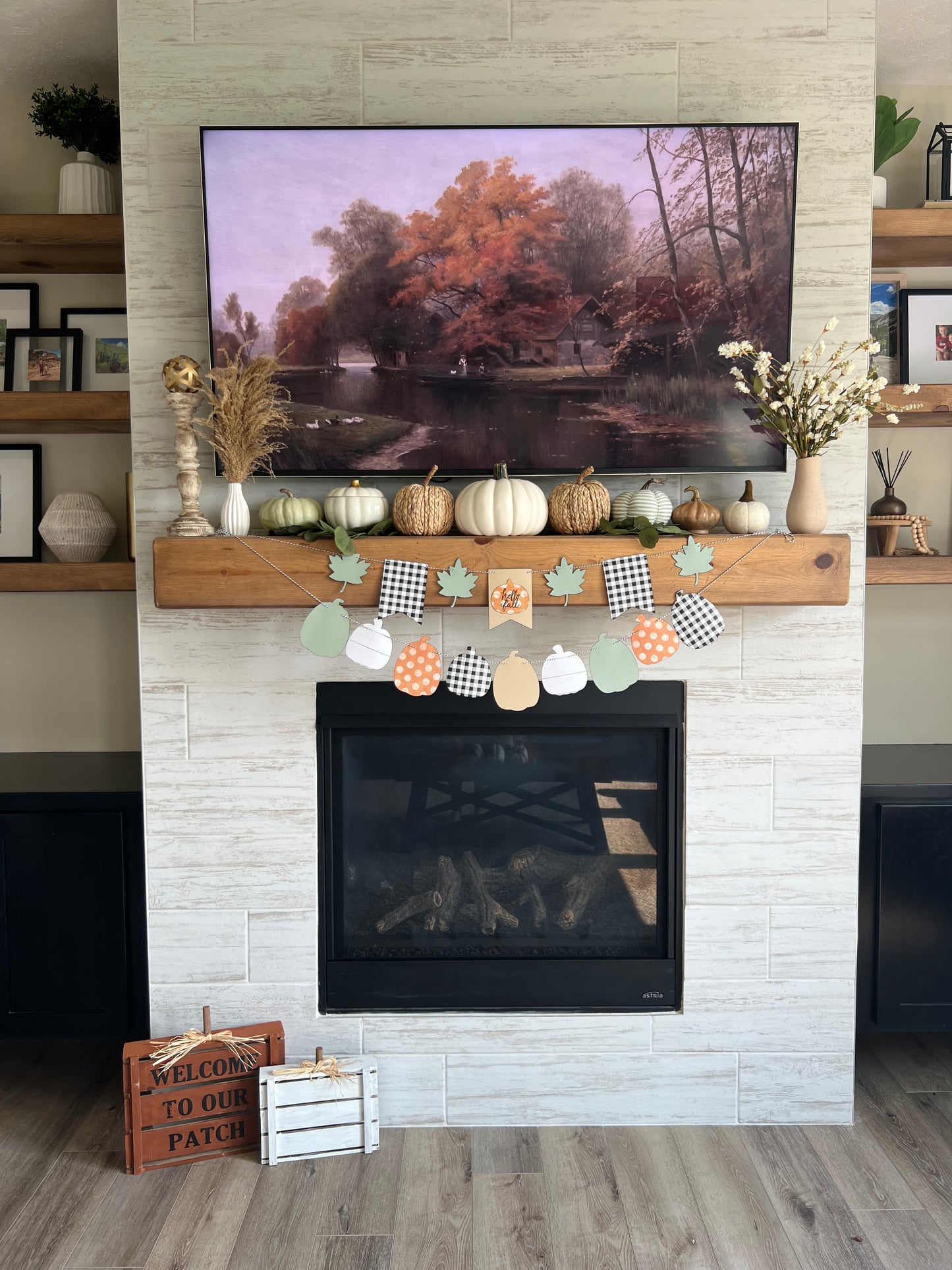 Modern Farmhouse Fall Banner Home Decor