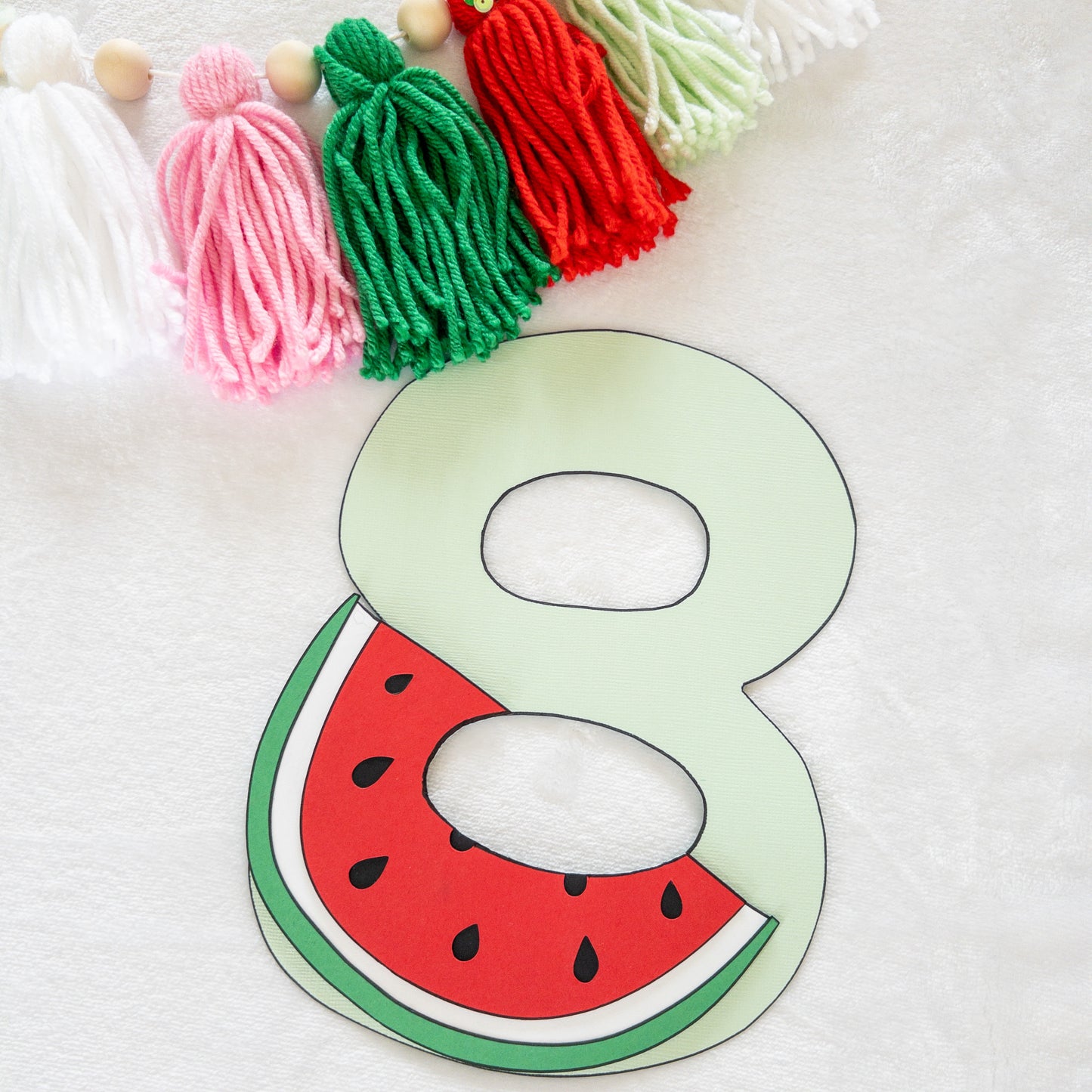 Milestone numbers to capture baby’s first year each month 
